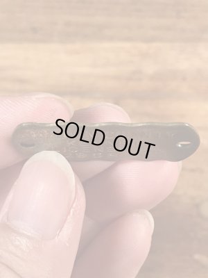 Kennel Licenseの真鍮製のヴィンテージドッグタグ