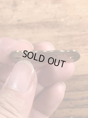 Kennel Licenseの真鍮製のヴィンテージドッグタグ