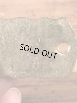 Kennel Licenseの真鍮製のヴィンテージドッグタグ