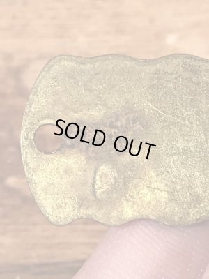 Kennel Licenseの真鍮製のヴィンテージドッグタグ