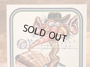 LEAF社製のベースボールモンスターの80年代ビンテージシールカード