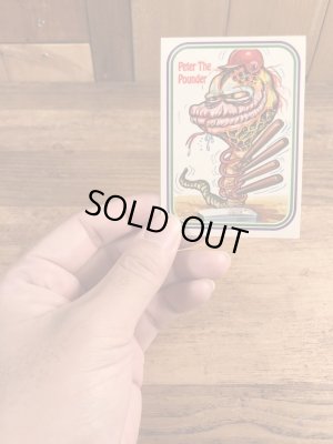 LEAF社製のベースボールモンスターの80年代ビンテージシールカード