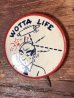 Wotta Lifeのメッセージが書かれたヴィンテージ缶バッチ