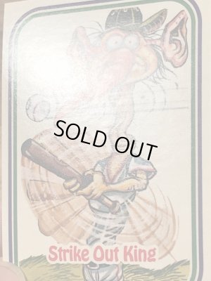 LEAF社製のベースボールモンスターの80年代ビンテージシールカード