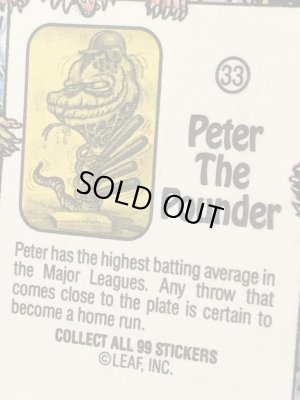 LEAF社製のBaseball Awesome All Starsの80’sヴィンテージステッカーカード