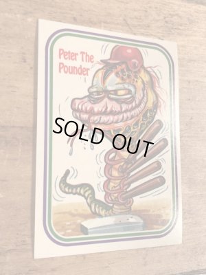 LEAF社製のベースボールモンスターの80年代ビンテージシールカード