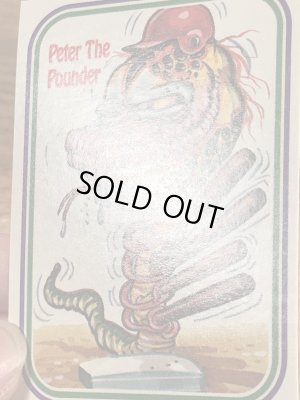 LEAF社製のベースボールモンスターの80年代ビンテージシールカード