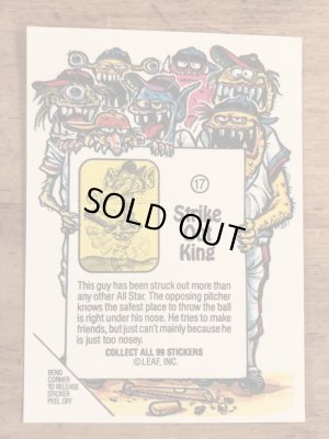 LEAF社製のBaseball Awesome All Starsの80’sヴィンテージステッカーカード