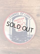 “Tunnel Of Love” Message Pin Backs　メッセージ　ビンテージ　缶バッジ　ジョーク　50年代
