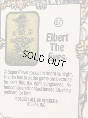 LEAF社製のBaseball Awesome All Starsの80’sヴィンテージステッカーカード