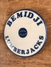 Bemidji Lumberjacksのバスケットボールクラブのヴィンテージ缶バッチ