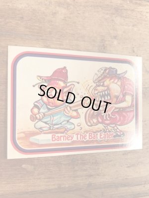 LEAF社製のベースボールモンスターの80年代ビンテージシールカード