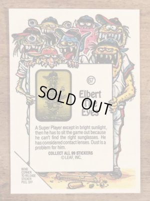 LEAF社製のBaseball Awesome All Starsの80’sヴィンテージステッカーカード