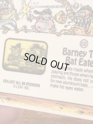 LEAF社製のBaseball Awesome All Starsの80’sヴィンテージステッカーカード