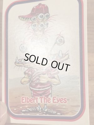 LEAF社製のベースボールモンスターの80年代ビンテージシールカード