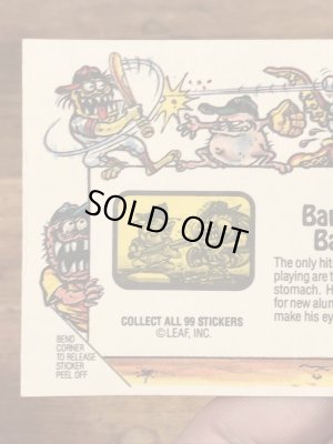 LEAF社製のBaseball Awesome All Starsの80’sヴィンテージステッカーカード