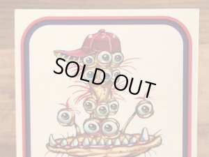 LEAF社製のベースボールモンスターの80年代ビンテージシールカード