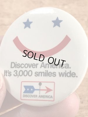 スマイルの企業物のヴィンテージ缶バッチ