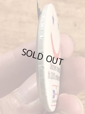 スマイルの企業物のヴィンテージ缶バッチ