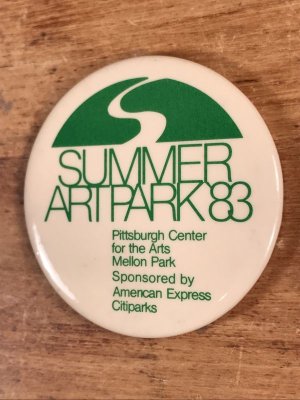 Summer Artpark 83のイベントのヴィンテージ缶バッチ