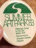 Summer Artpark 83のイベントのビンテージ缶バッジ