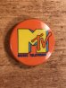 MTVのビンテージ缶バッジ
