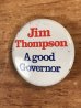 アメリカの実業家“Jim Thompson”のヴィンテージ缶バッチ