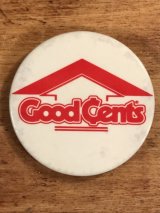 Good Cents Pin Back　企業物　ビンテージ　缶バッジ　70〜80年代