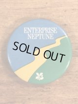 Enterprise Neptune Pin Back　ネプチューン計画　ビンテージ　缶バッジ　70〜80年代
