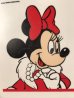 ミッキーとミニーマウスが描かれたビンテージおままごとミニトレイ
