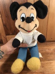 他の写真1: Disney Mickey Mouse Plash Doll　ミッキーマウス　ビンテージ　プラッシュドール　ぬいぐるみ　70年代