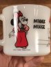 ミッキーとミニーマウスのファイヤーキングのビンテージマグカップ