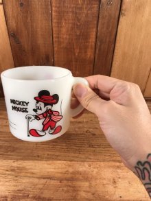 他の写真3: Disney Mickey & Minnie Mouse Fire King Mug　ミッキー&ミニーマウス　ビンテージ　マグカップ　ファイヤーキング　70年代