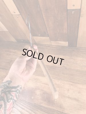 アメリカの企業物のアンティークのウッドハンガー