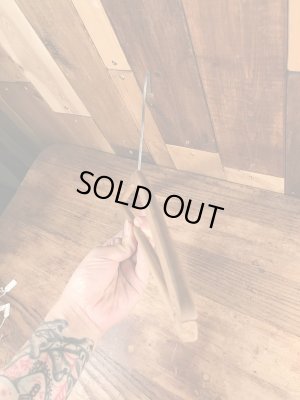 アメリカのアドバタイジング物のアンティークのウッドハンガー