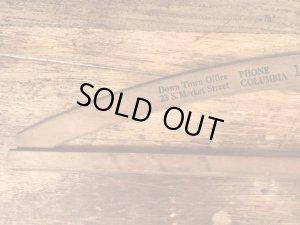 アメリカのアドバタイジング物のアンティークのウッドハンガー