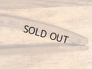 アメリカのアドバタイジング物のアンティークのウッドハンガー