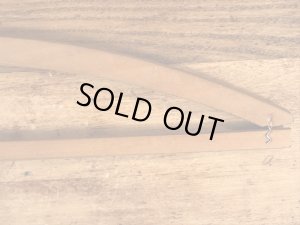 アメリカのアドバタイジング物のアンティークのウッドハンガー