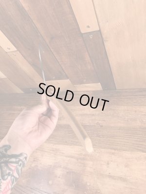 アメリカの企業物のアンティークのウッドハンガー