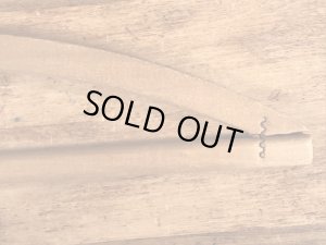 アメリカのアドバタイジング物のアンティークのウッドハンガー