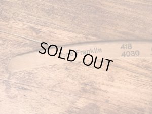 アメリカの企業物のアンティークのウッドハンガー