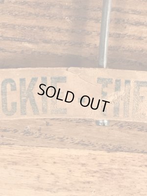 アメリカのアドバタイジング物のアンティークのウッドハンガー