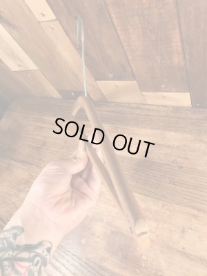 アメリカのアドバタイジング物のアンティークのウッドハンガー