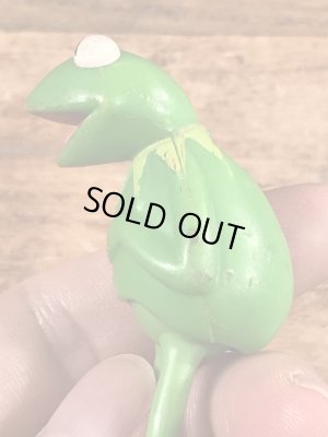 マペットショウのカーミットのビンテージフィギュア