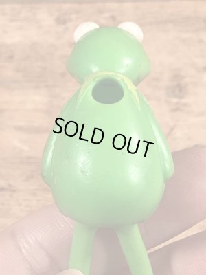 マペットショウのカーミットのビンテージフィギュア