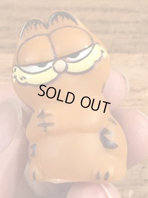 ガーフィールドのビニール製のビンテージフィギュア