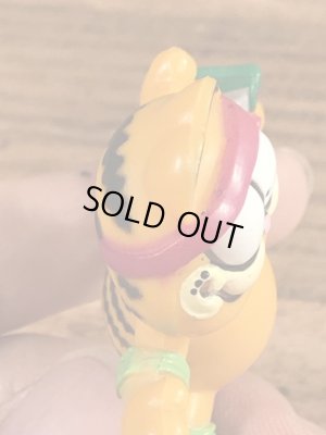 ガーフィールドのローラースケートのビンテージPVCフィギュア