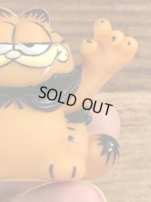 ガーフィールドのドラキュラのビンテージソフビ人形