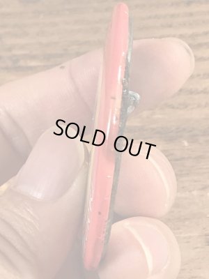 Smurfのメッセージが書かれたヴィンテージ缶バッチ