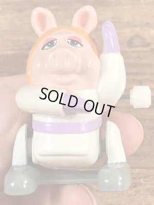 マペットショウのミスピギーのビンテージぜんまい式トイ